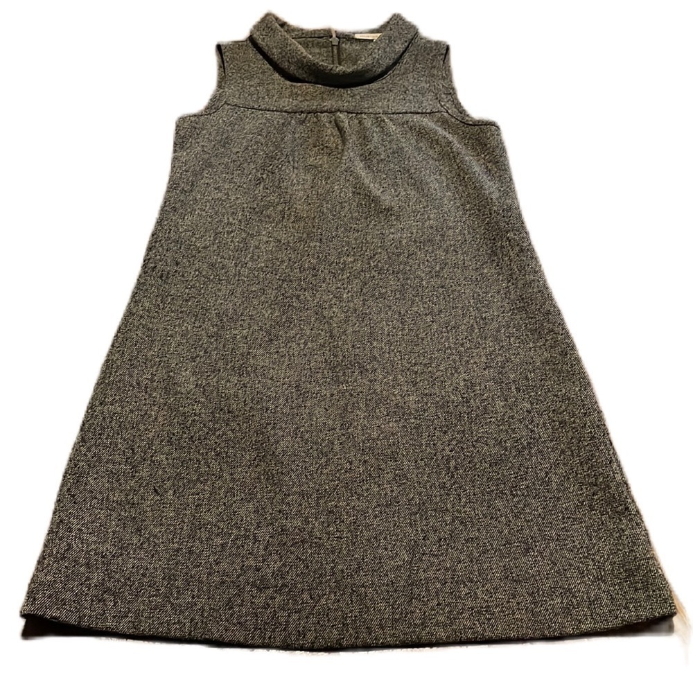 Collective Clothing Brown Sleeveless Dress Small Women's EUC A-Line Knee Length